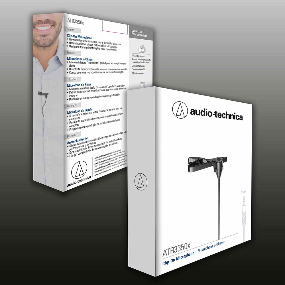 ☆超目玉】 Audio-Technica Omnidirectional Condenser Mic Lavalier Conde  tronadores.com