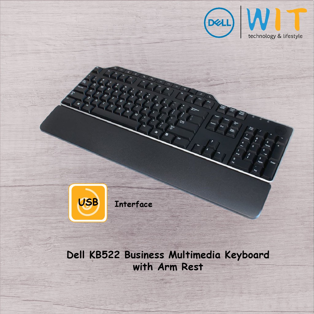 Dell Keyboard Kb522 Business Multimedia English Black Shopee Malaysia 5644