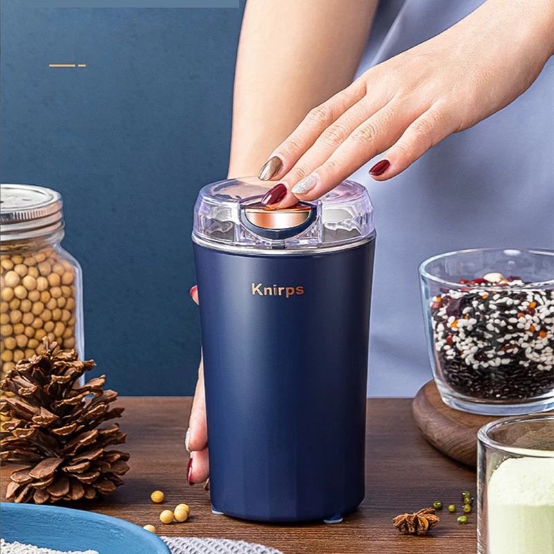 Mini stainless steel Electric Coffee Bean Grinder Portable Grinder Herbs Salt Pepper Spices Nuts Grains Powder Crusher