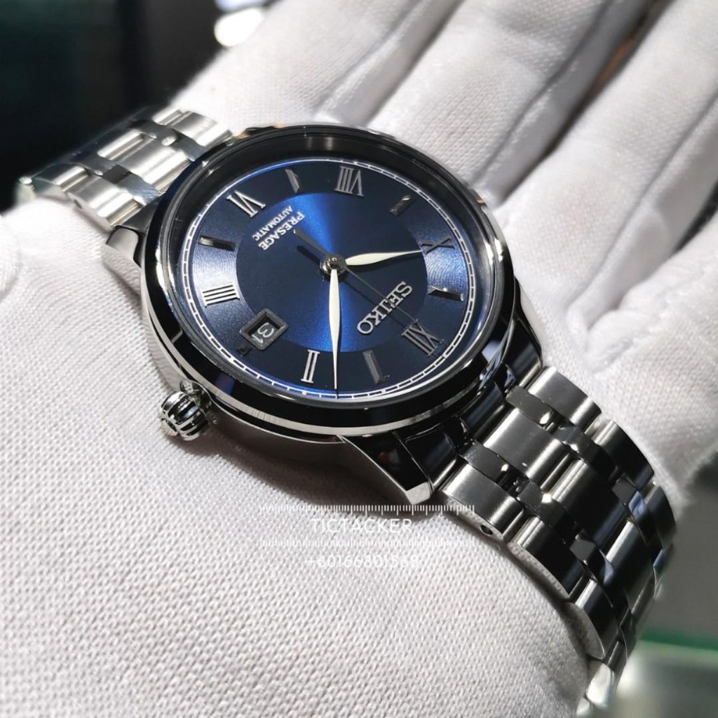 Seiko Presage SRPF25J1 Automatic Made in Japan Blue Dial Sapphire Crystal  Glass Stainless Steel Men's Watch | Shopee Malaysia
