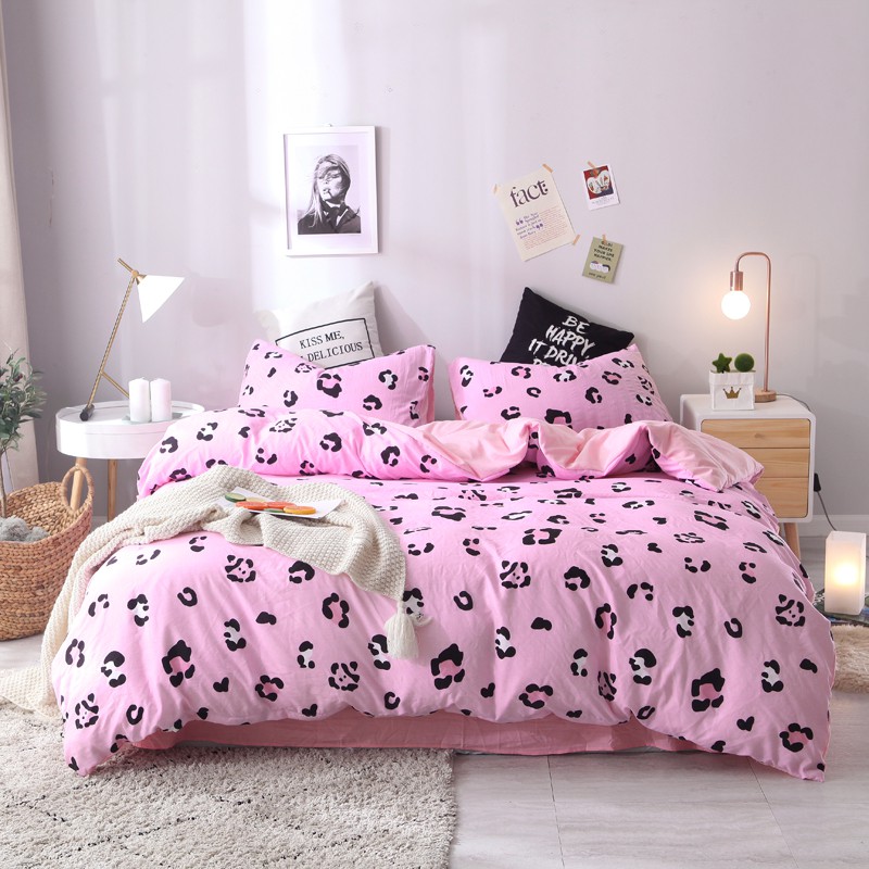 Leopard Print Bedding Collections Duvet Cover And Pillowcases Set