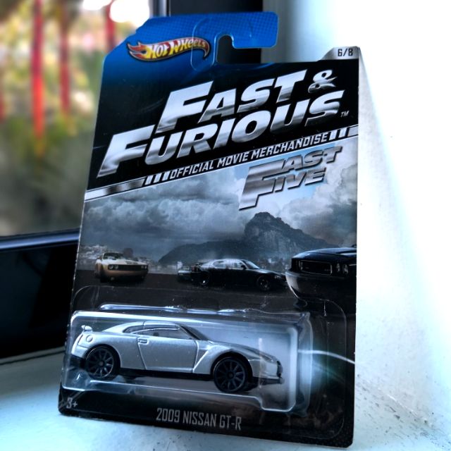 2018 Hot Wheels FAST & FURIOUS 2009 Nissan GT-R 5/6 