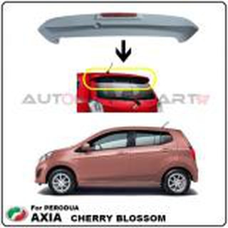 Perodua Axia Oem Spoiler With Led Brake Light Painting Cherry Blossom Shopee Malaysia