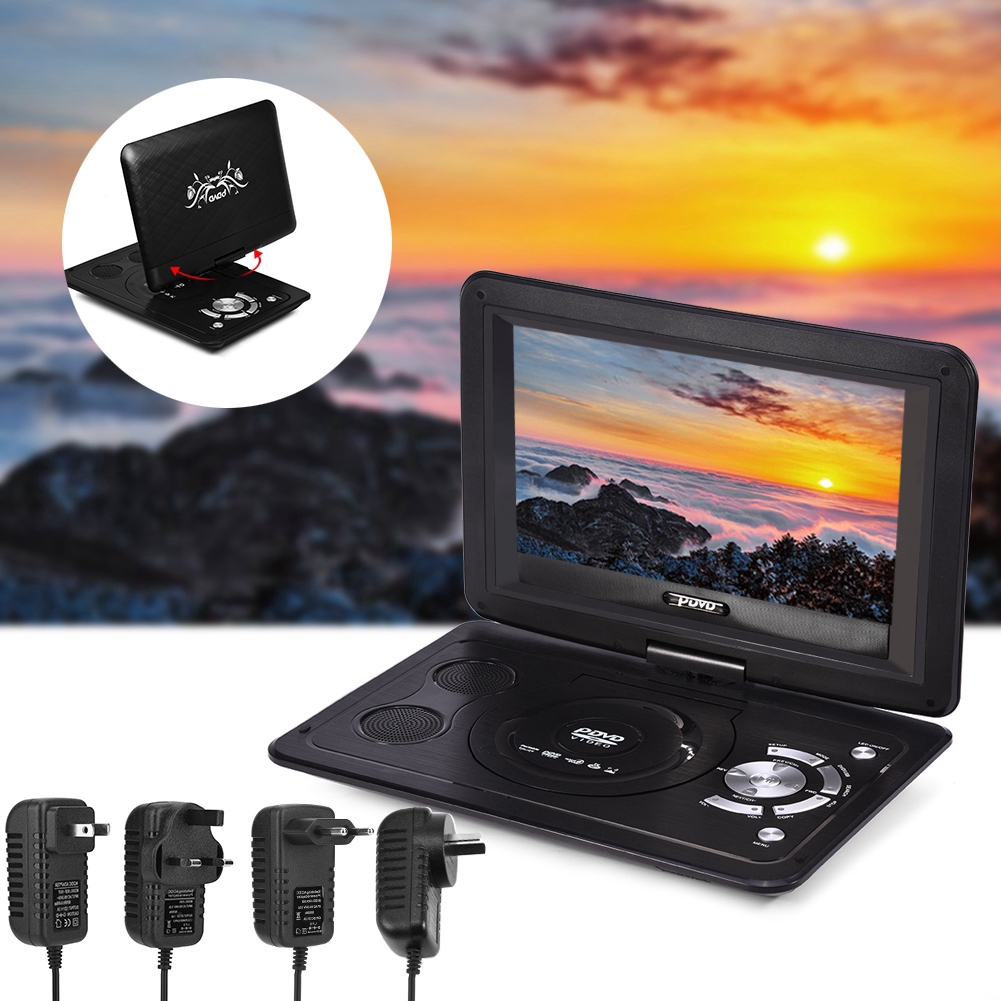 Sale 13 9inch Hd Tv Portable Dvd Player 800 480 Resolution 16 9 Lcd Screen 110 240v Shopee Malaysia