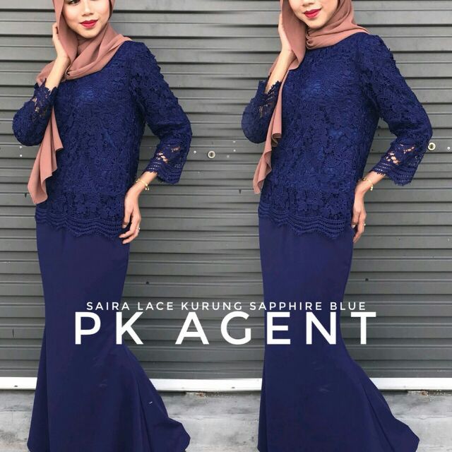 baju kurung lace 2018