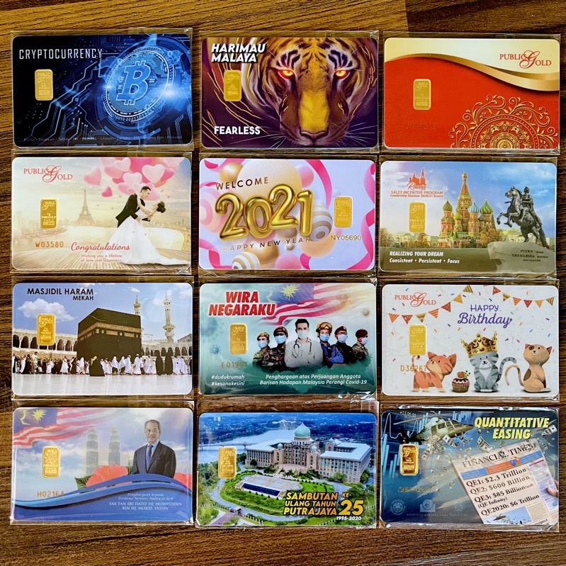 Ready Stock‼️Public Gold Trusted Brand 1g Emas 999.9 Goldbar Pelbagai Design (Boleh&hellip;