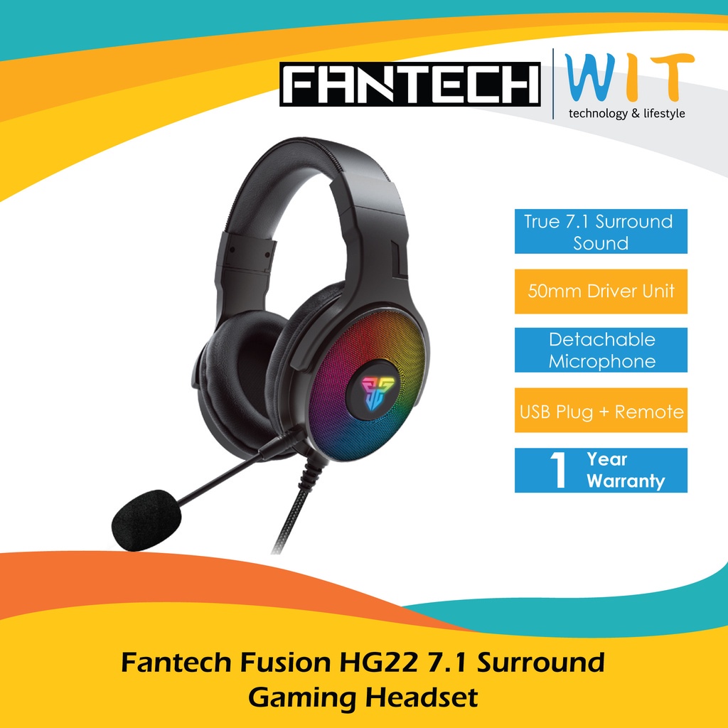 Fantech Fusion HG22 7.1 Surround Gaming Headset