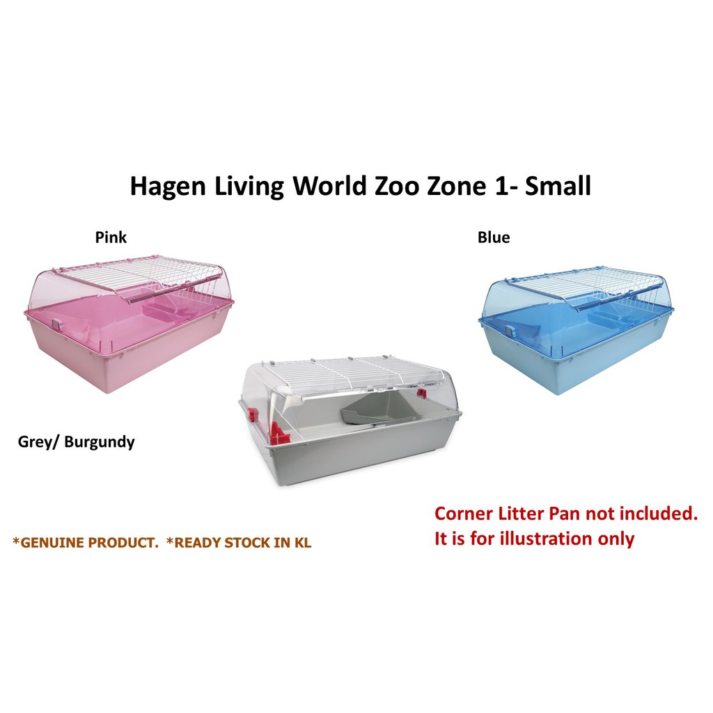'Hagen Living World Zoo Zone 1/hamster Guinea pig rabbit cage for small