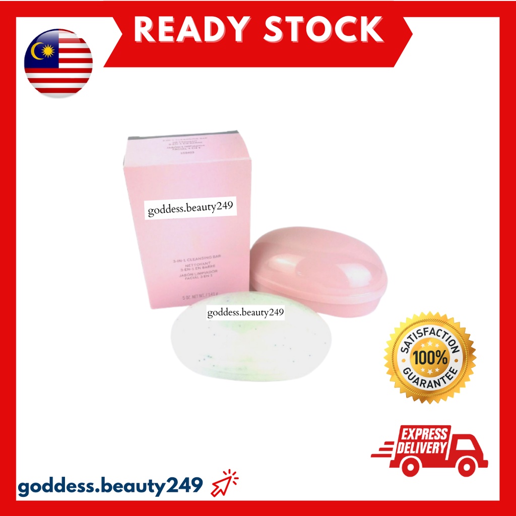 READY STOCK + FREE GIFT MK Cleansing Bar Soap Bar Body Scrub