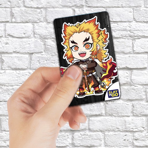 Rengoku Kyojuro Demon Slayer Kimetsu No Yaiba Fanart Chibi Anime Touch N Go Card Sticker Tng Shopee Malaysia