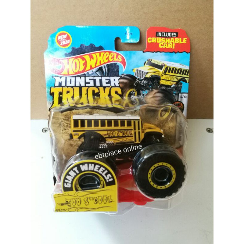 hot wheels monster truck school bus