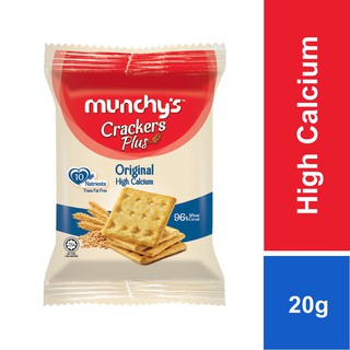 [Not for Sale] Munchy’S Crackers Plus Original High Calcium 20G