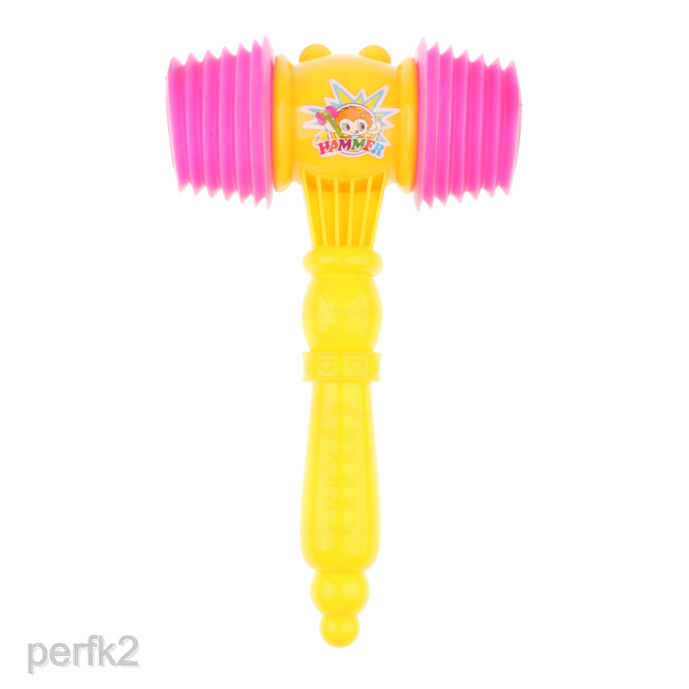 [perfkfcMY] 26cm Plastic Squeaky Hammer with Whistle Kids Sound Toy