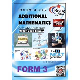 Add Maths F3 MRSM-IGCSE 2022/2023 Edition | Shopee Malaysia