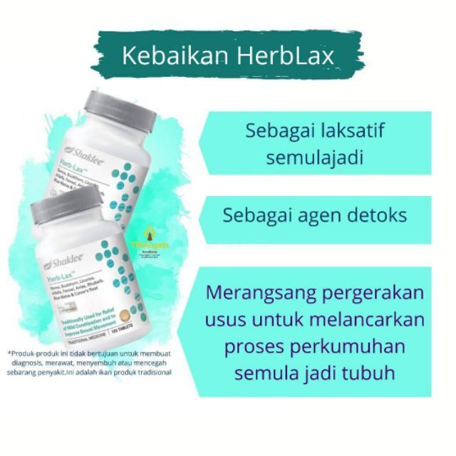Herblax Shaklee 120 Tablets Shopee Malaysia