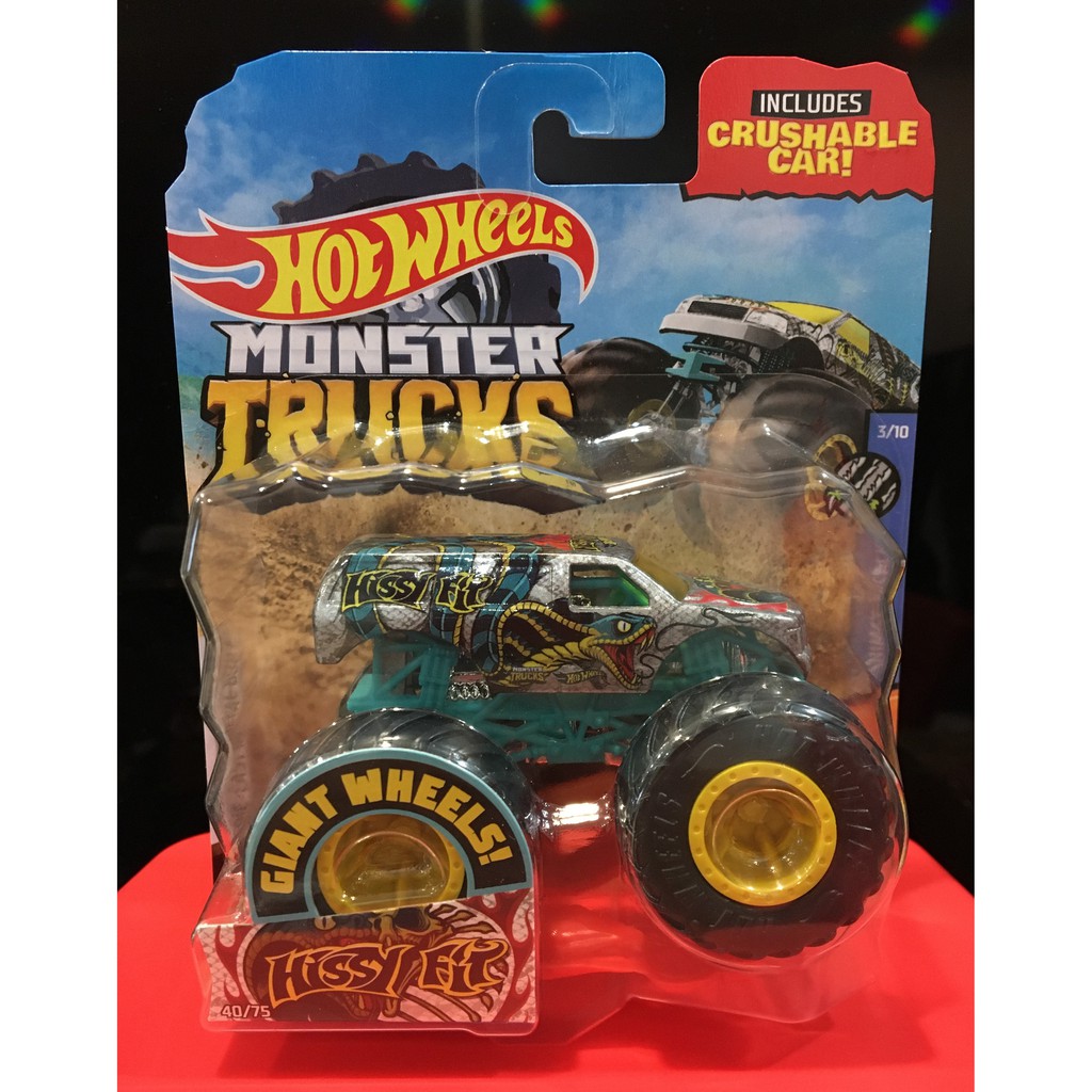 Hot Wheels Monster Trucks HISSY FIT Mattel brand new | Shopee Malaysia