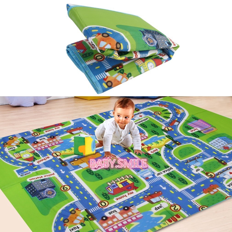 Kids Carpet Playmat Rug City Life Great For Playing With Cars