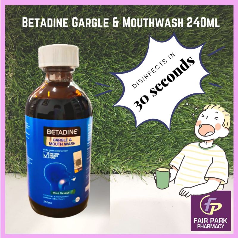 Fppharmacy Betadine Gargle And Mouthwash 240ml Oral Care Expiry Date