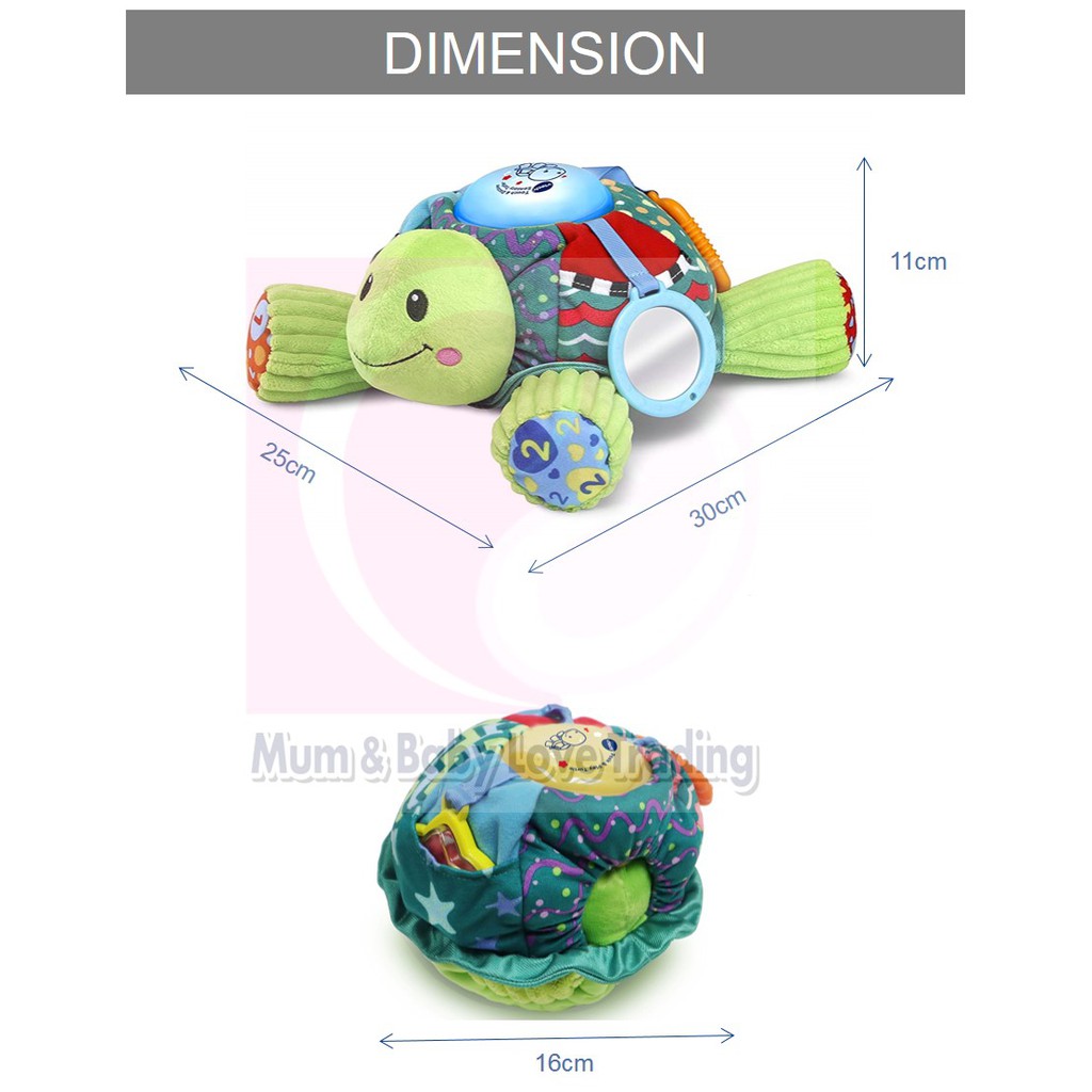 vtech peek & play turtle