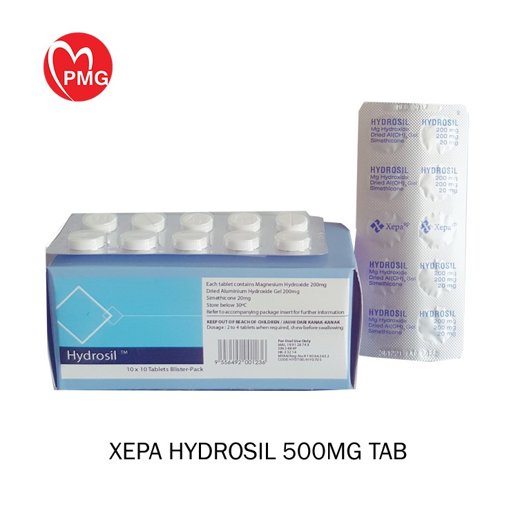 Xepa Hydrosil 500mg Tablets 1 X 10 S Shopee Malaysia