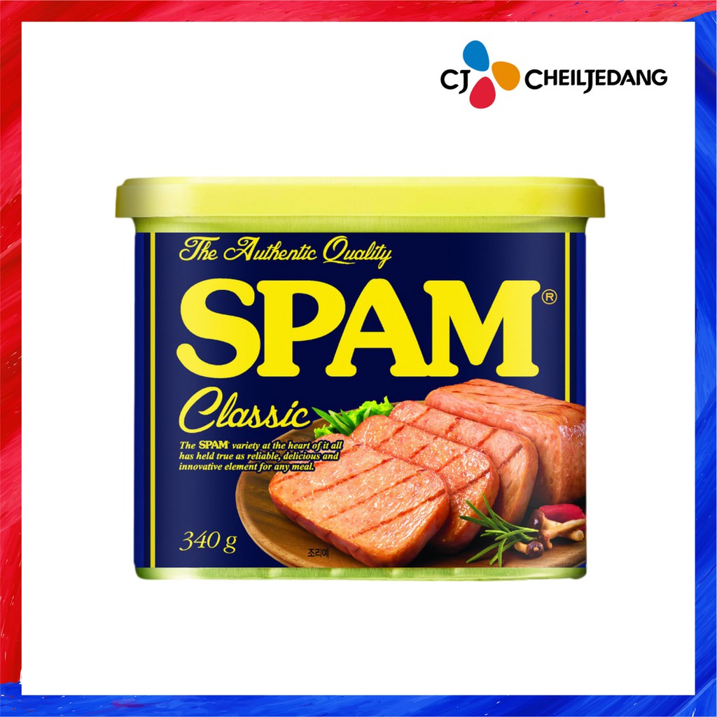 Korea CJ Premium Canned Ham SPAM Classic 340g | Shopee Malaysia