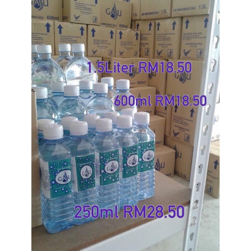 Pembekal Air Gau Serendah Rm0 59 Botol Sesuai Sbg Door Gift Shopee Malaysia