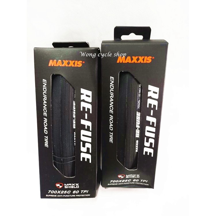 MAXXIS REFUSE 700 x 25c Endurance Road Tire Tyre Tayar , 60TPI