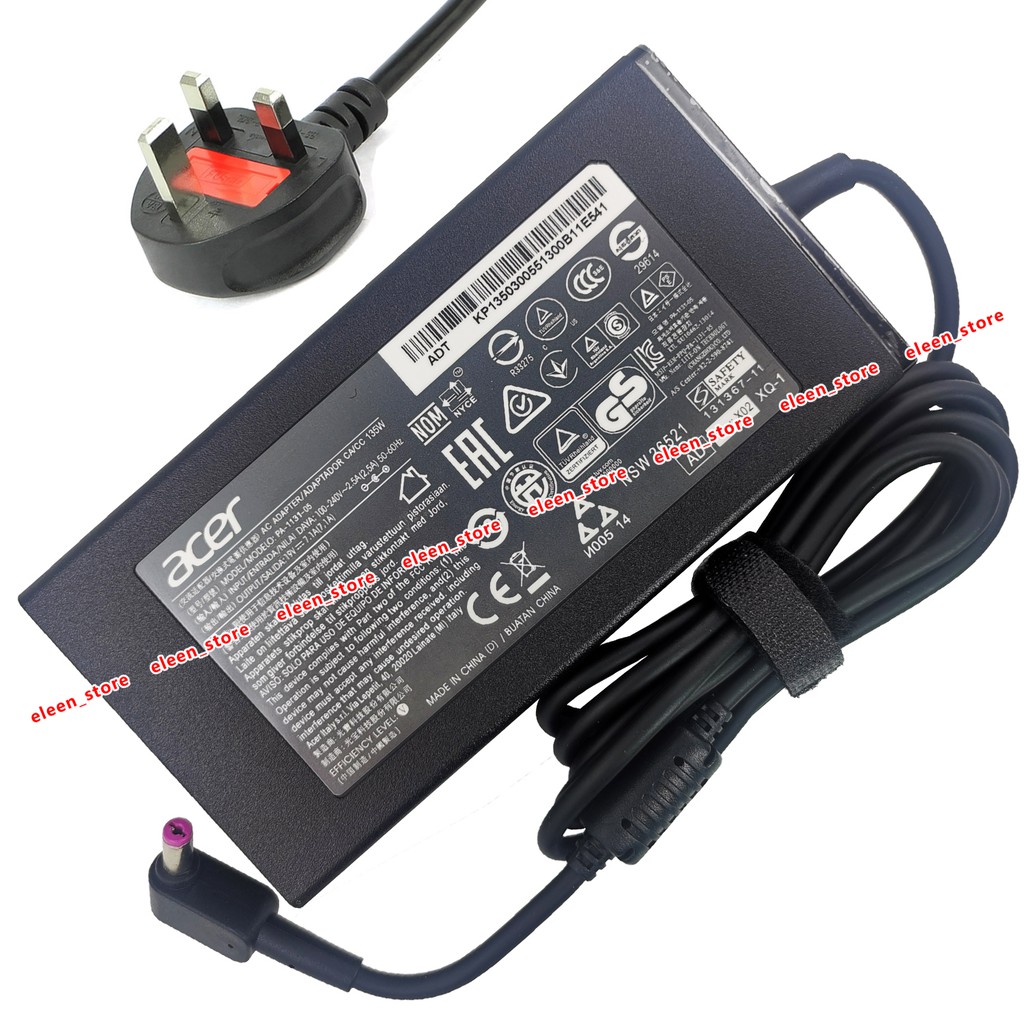 New 135W 7.1A 19V Laptop Ac Adapter Charger For Acer Nitro 5 AN515