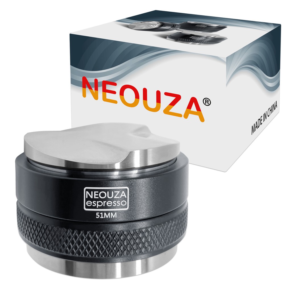 NEOUZA 51mm Coffee Distributor & Tamper 2 in 1, Dual Head Coffee