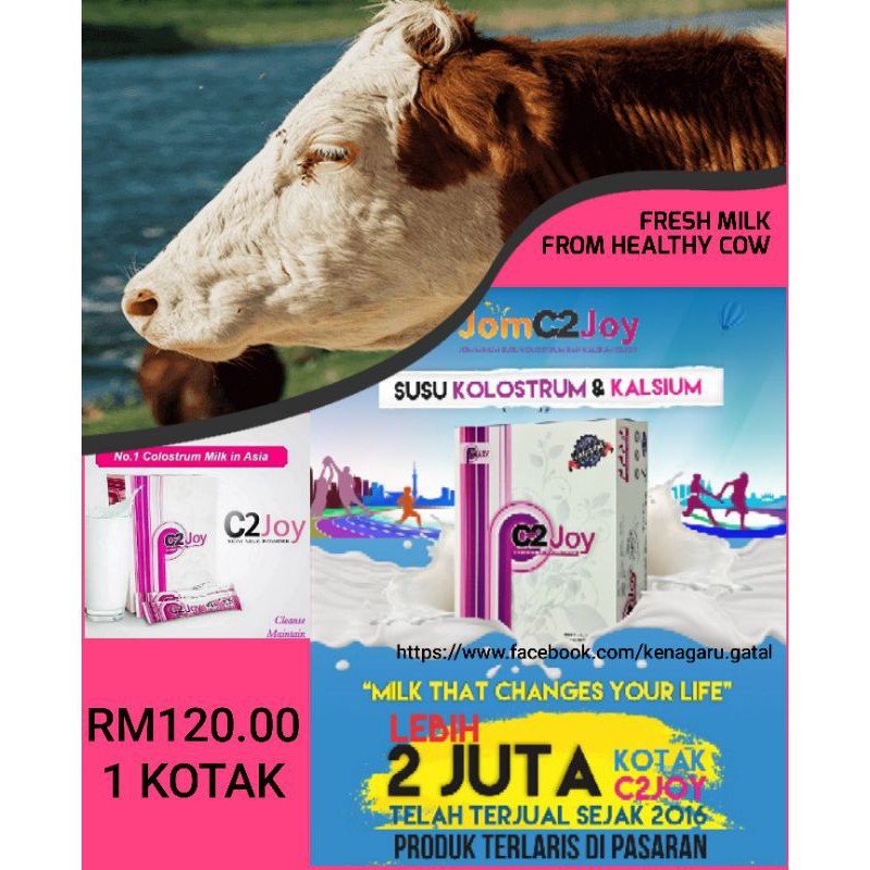 Susu Awal Lembu Produk Susu Paling Popular Susu C2 Joy Terlaris Di Pasaran Ready Stock Local Seller Shopee Malaysia