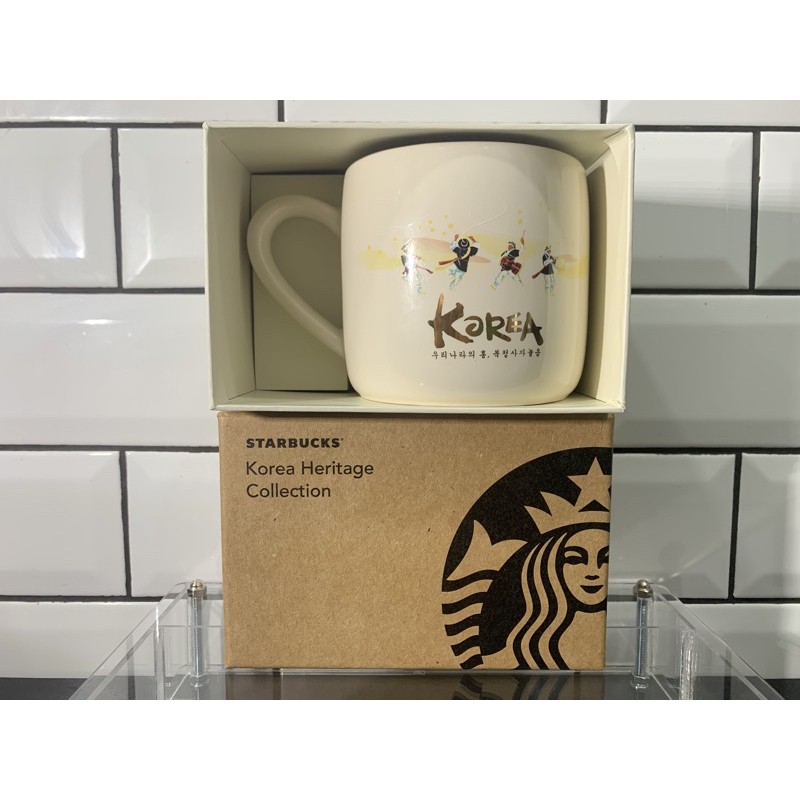 Starbucks 2020 Korea Heritage Collection Mug 355ml Korean Traditional Bukcheong Dance