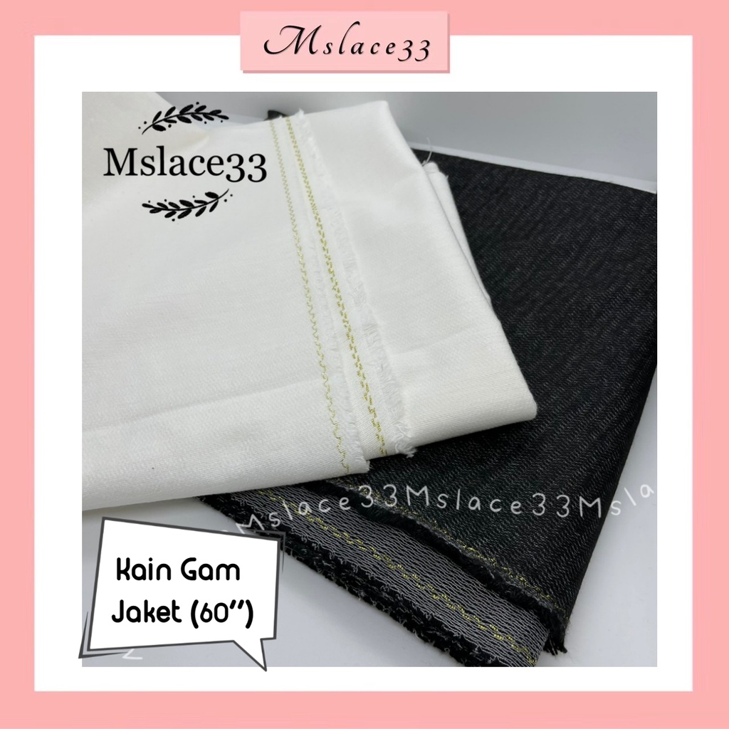 Fabrics Jacket Interfacing Tebal 60'' /Kain Gam Jacket (Gred AAA ...