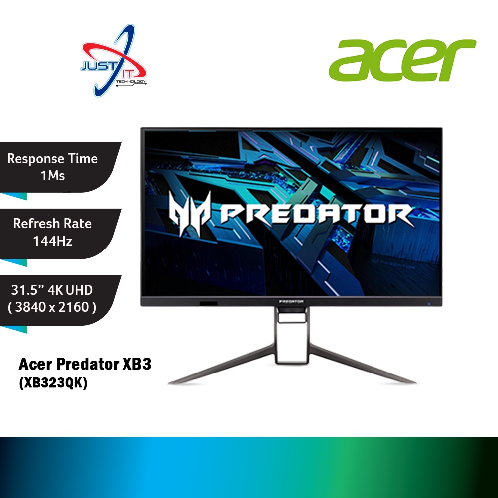 Acer Pradator XB323QK 4Kモニター 144HZ 0.5ms PC/タブレット