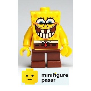 bob020 Squidward Modified Head Type Minifigure Lego SpongeBob SquarePants 