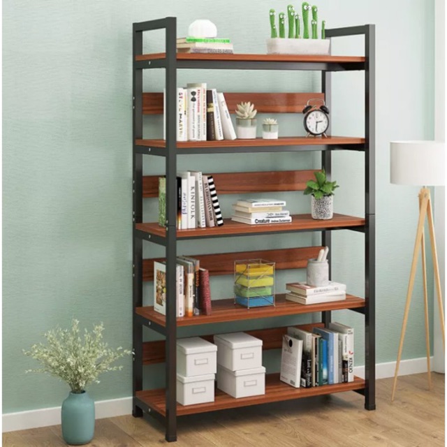 Nordic Design 5 Tiers Decorative Shelf Book Rack Living Room