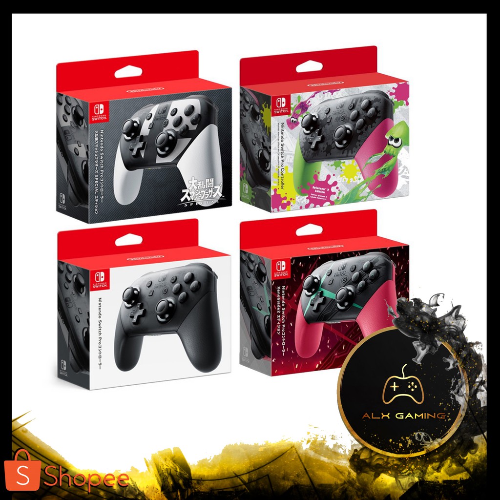 black nintendo switch pro controller