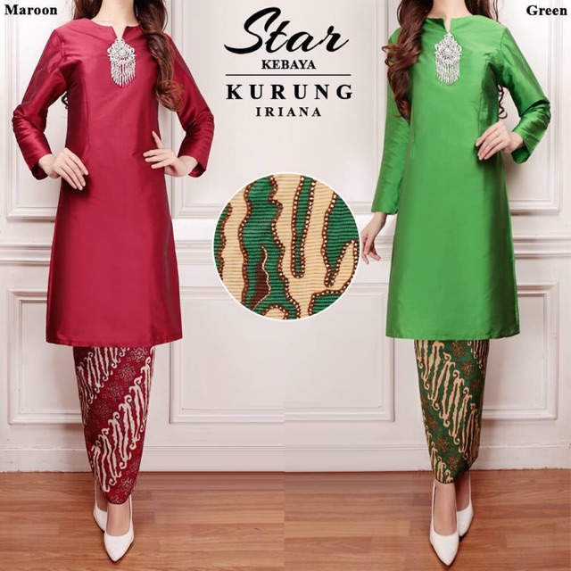 Kurung Iriana Original Indonesia Shopee Malaysia