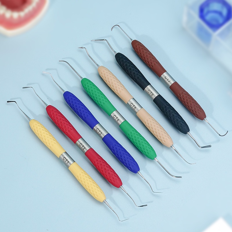 Dental Resin Filler Aesthetic Restoration Kit Fit for Resin Knife Plastic Dresser with Silicone
