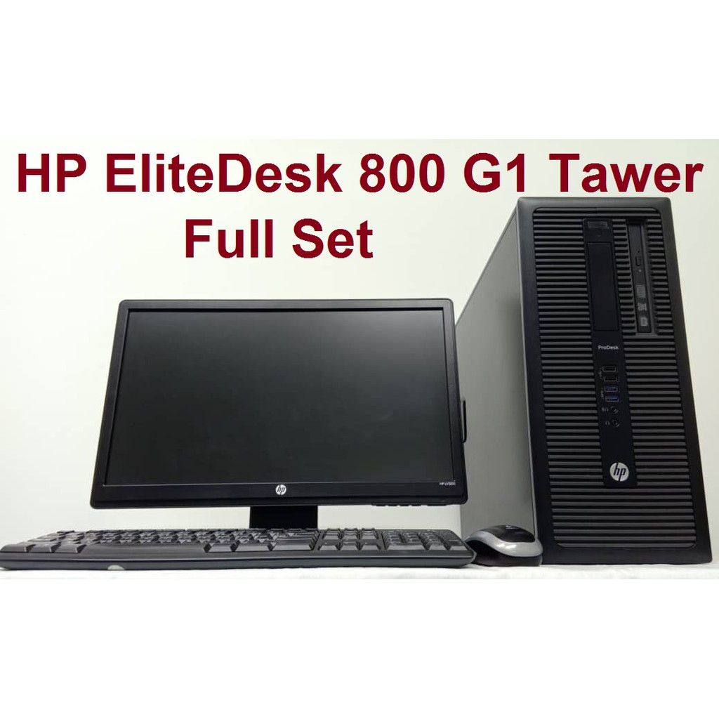 Gaming Pc Intel Core I7 Desktop Core I7 Pc Hp Elitedesk 800 G1 Tower Full Set I7 Cpu Desktop Pc Refurbish Shopee Malaysia