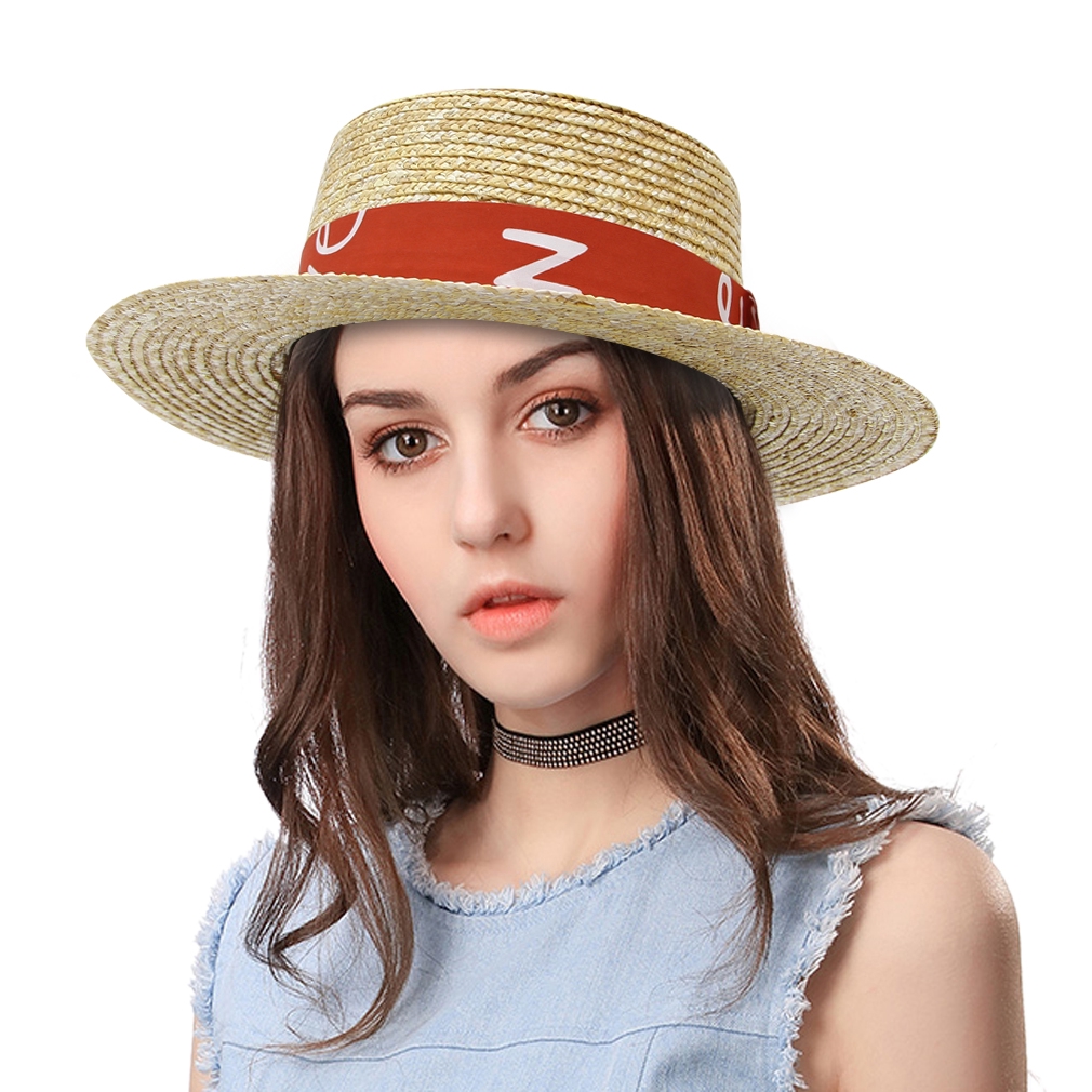female boater hat