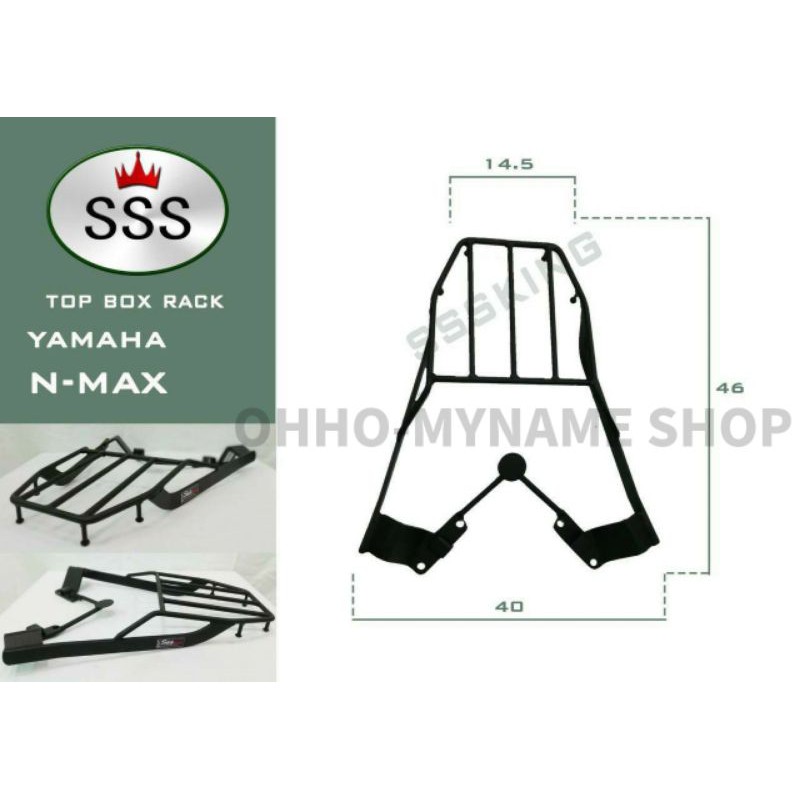 Rear Rack/Rear Rack/Fall Protection Nmax Yamaha (All Models Available At The Shop) Small Mart x SSS KING