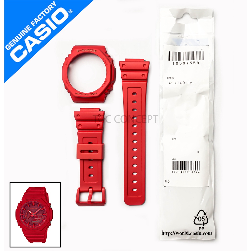 ORIGINAL BAND & BEZEL REPLACEMENT PARTS FOR GSHOCK WATCH GA21004A