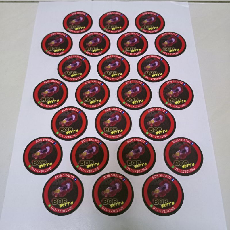 Sticker lebel custom | Shopee Malaysia