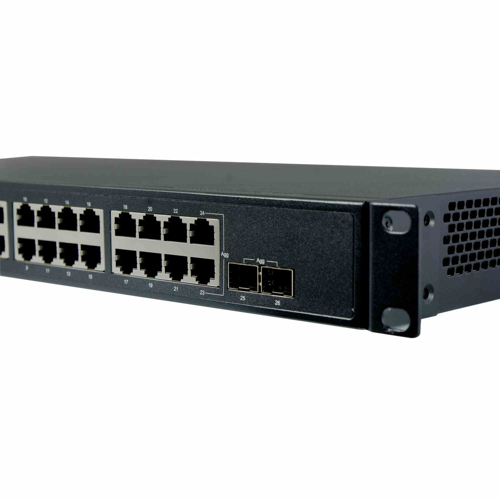 PROLiNK 24-Port Ethernet Switch Desktop Rack Mountable 10/100/1000Mbps ...