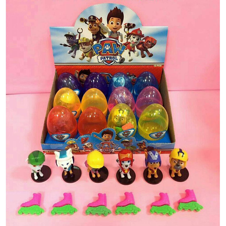 paw patrol surprise eggs