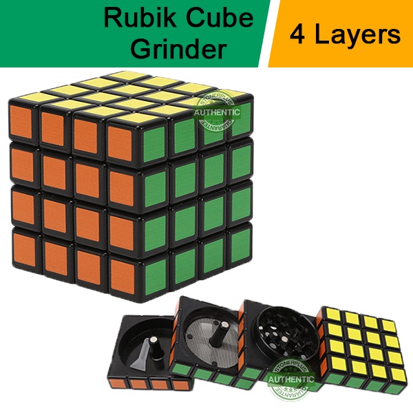 Rubik Cube (4-piece) Herb Grinder