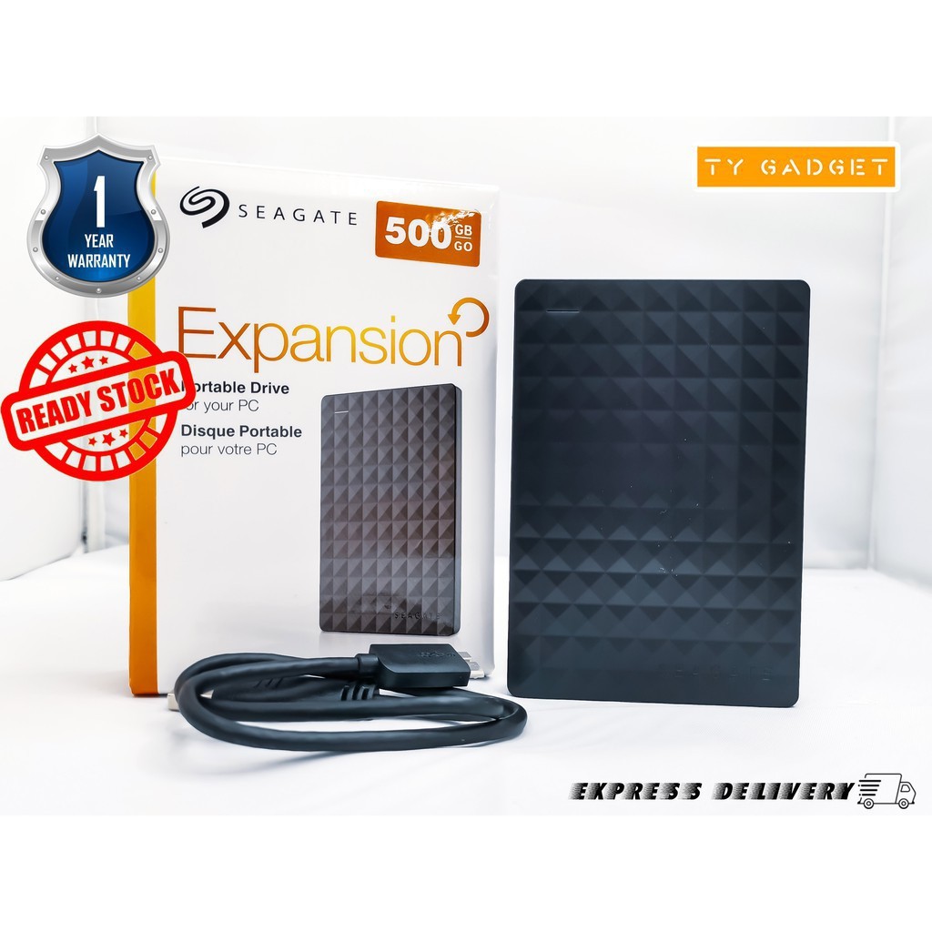 Hard drive ssd 500gb 🔥seagate expansion 500gb usb 3.0 portable external ...