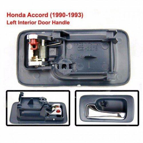 Left Front Interior Door Handle For Honda Accord 1990 1993