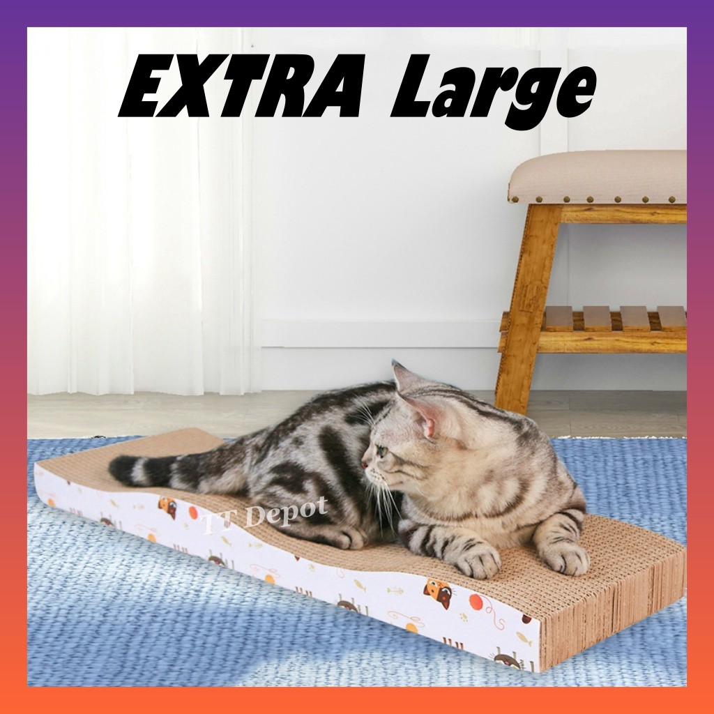 extra-large-cat-scratcher-scratching-post-cardboard-shopee-malaysia