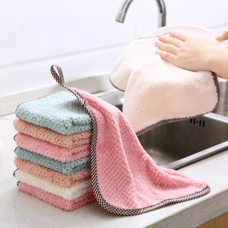 Kitchen Soft Wiping Cloth Kitchen Cleaning Cloth Dish Towel Kitchen